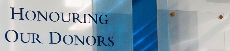 honoring our donors