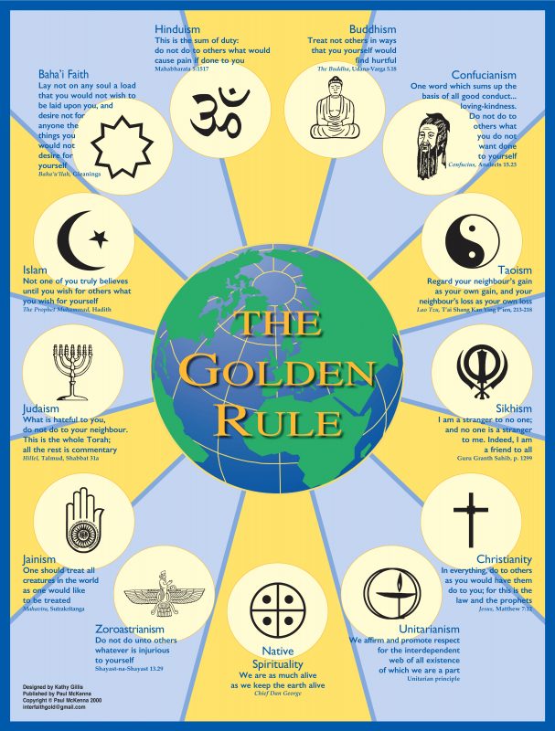 Scarboro Missions "The Golden Rule" poster