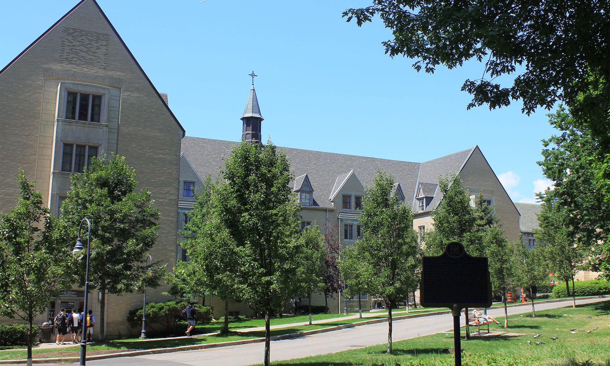 Image depicts the outside of Sorbara Hall