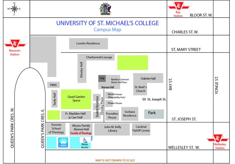 Image depicts the USMC Campus map