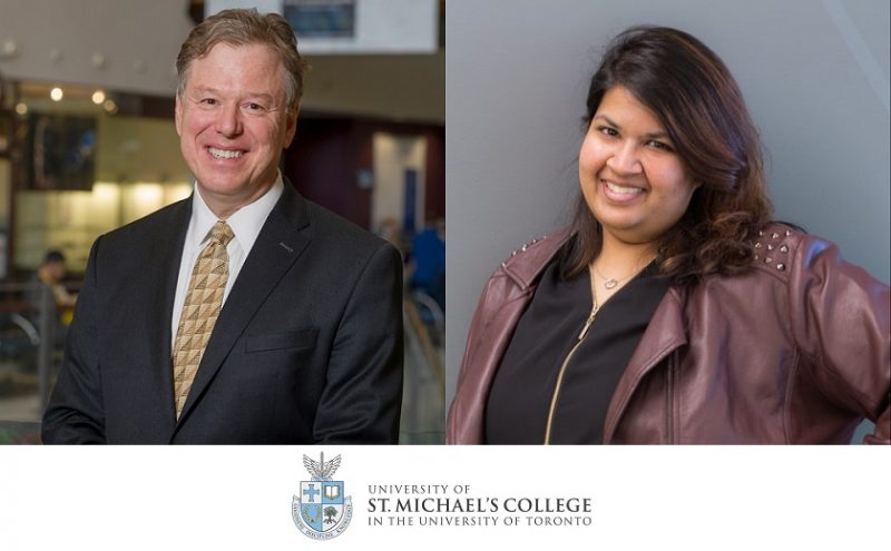 Image depicts Dr. Andy Smith and Aashani Shah