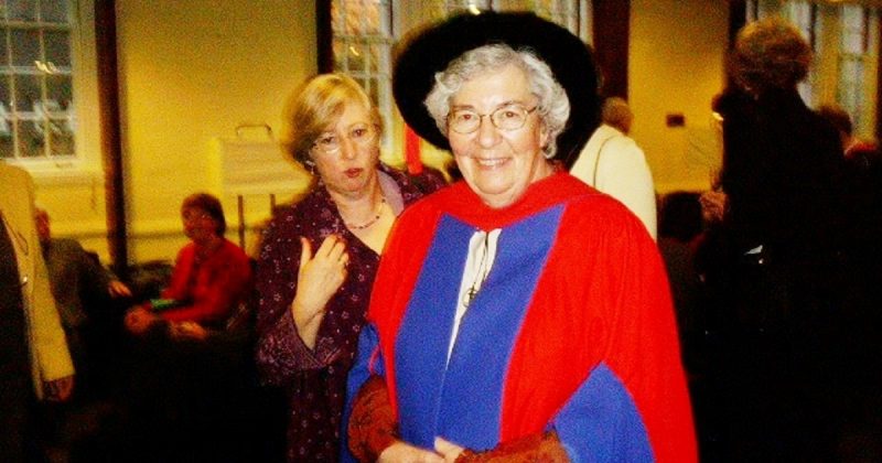 Image depicts Sr. Margaret Myatt, CSJ received an honorary doctorate from the St. Michael's Faculty of Theology in 2005.