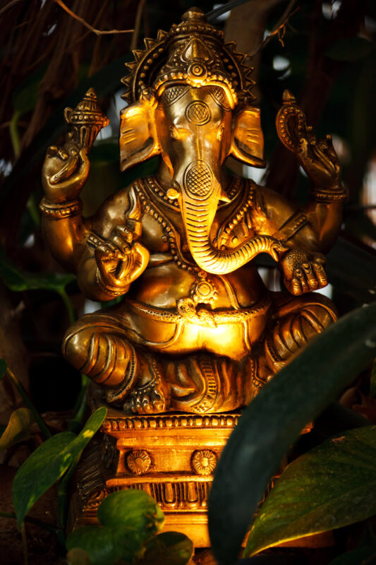 Statue of the Hindu God Ganesha.