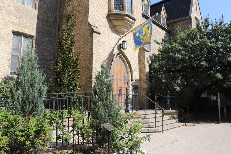 Photograph of Odette Hall on the St. Mike's campus