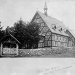 The chapel of the Shingwauk Residential School circa 1886