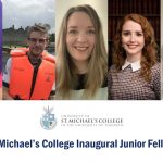 Images of five people above text that says St. Michael's College Inaugural Junior Fellows