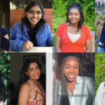 Headshots of eight women of colour, each of whom won a University of Toronto Student Leadership Award