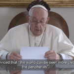 Pope Francis as seen in the “Wisdom from the Margins” video.