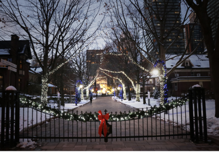 The lights of Elmsley Lane