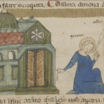 Mary and other young women in the Temple Paris BNF Ital 115 f.7v See Holly Flora Devout Belief