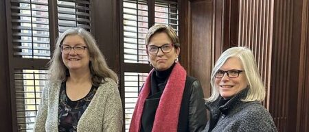 (L-R) Rosemary Boissonneau, Hilda Koster, Cynthia Cameron