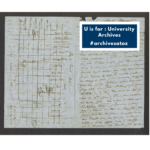U is for University Archives