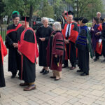 academic procession at Michaelmas 2023 celebrations