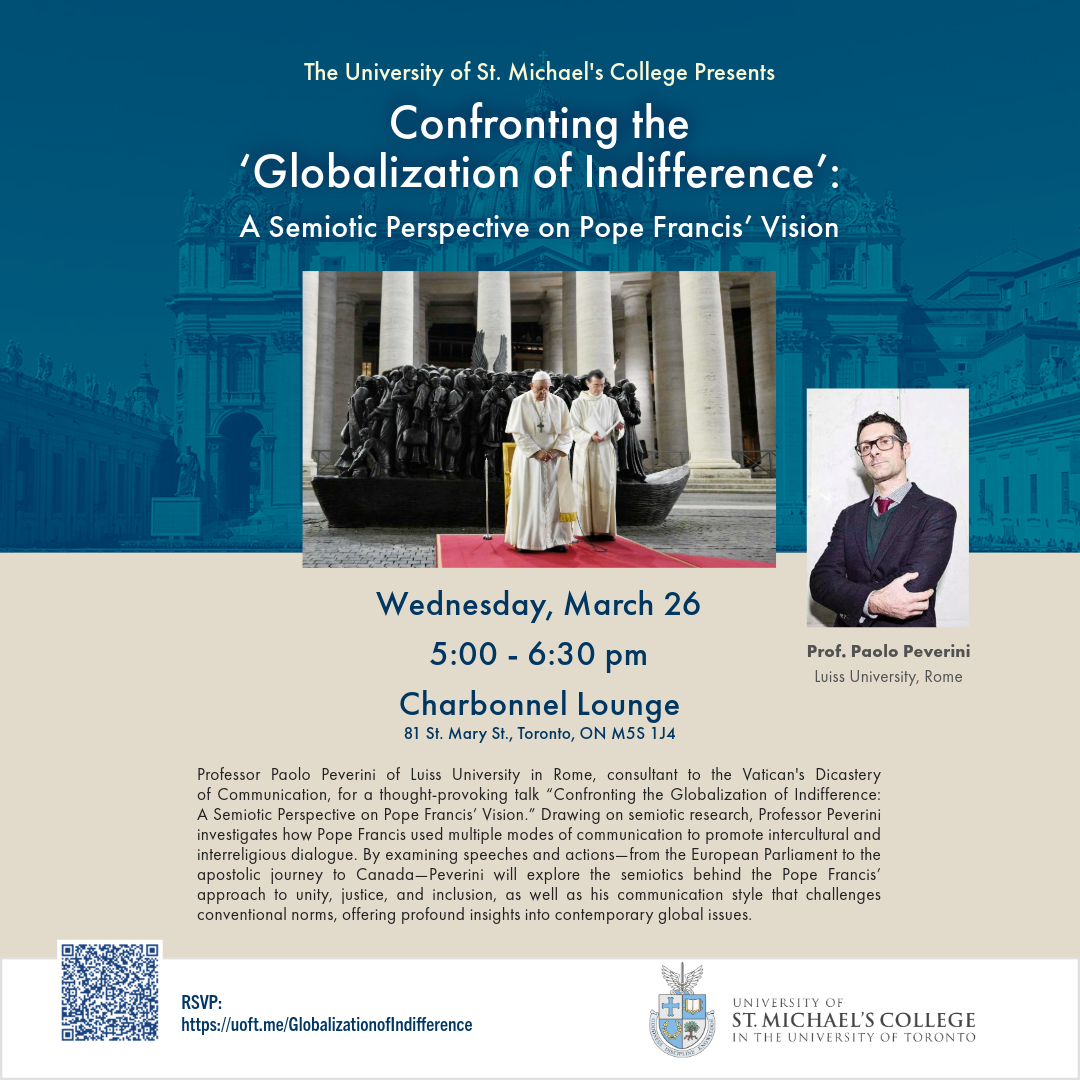 Confronting the ‘Globalization of Indifference’ with Prof. Paolo Peverini