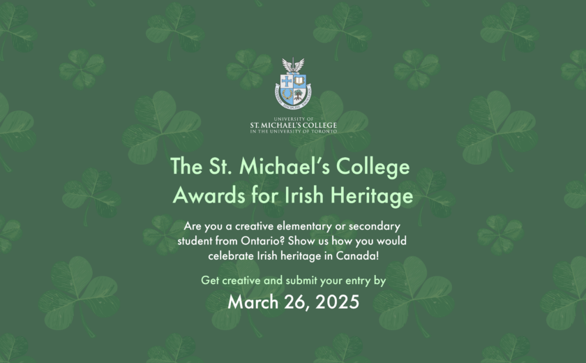 Introducing St. Michael’s College Awards for Irish Heritage