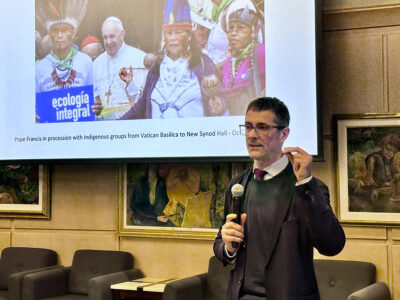 Professor Peverini speaks on how Pope Francis and the Globalization of Indifference