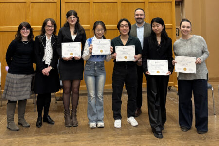 Winners of the Research Colloquium awards