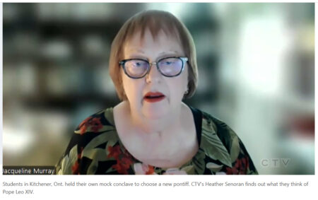 Jacqueline Murray speaking on CTV