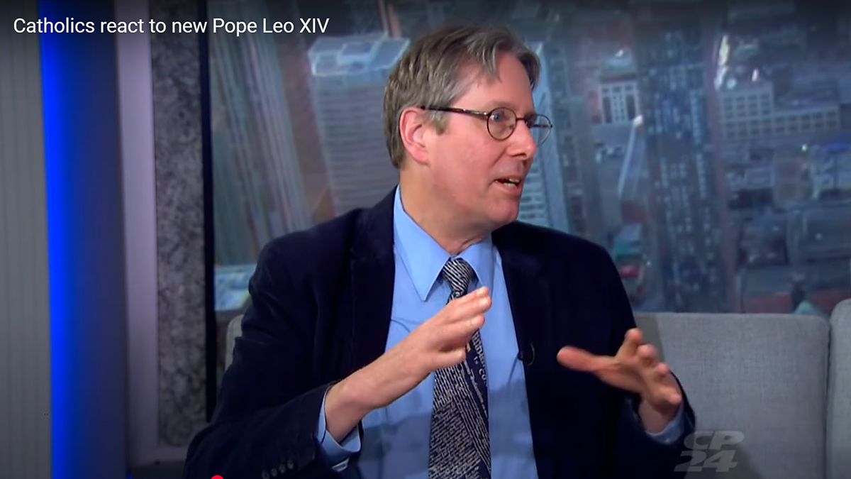 Screenshot of Professor Locklin on CP24